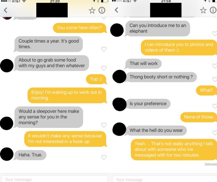 What guys should -- and should not do -- on online dating apps.